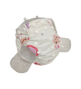 BEZHANE Baby YBB Yıkanabilir Bebek Bezi Cepli Gökkuşağı Desen(3kg-12kg) (Çok Renkli)