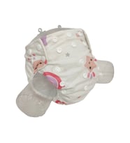BEZHANE Baby YBB Yıkanabilir Bebek Bezi Cepli Gökkuşağı Desen(3kg-12kg) (Çok Renkli)