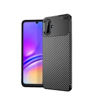 Samsung Galaxy A07 Kılıf Karbon Silikon Case Kapak (Siyah)