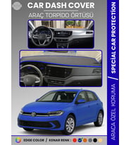 VOLKSWAGEN POLO (2022+) Torpido Örtüsü Ön Göğüs Koruma Torpido Koruma Tam Uyum Kaymaz Özel Kesim