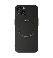 İphone 14 Plus Kılıf Jack Magneticsafe Lens Silikon - Siyah