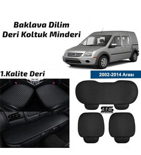Ford Connect 2002-2014 Siyah Deri Oto Koltuk Minderi