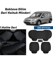 Ford Connect 2002-2014 Siyah Deri Oto Koltuk Minderi