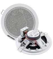 Hikvision DS-QAE0206G1-V 5.25’’ 6W 8Ohm Analog 100V Trafolu Tavan Gömme Hoparlör Beyaz