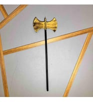 Halloween Çubuklu Çift Yönlü Eskitme Balta - 100 Cm