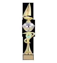 ODAK KUPA - Figürlü Kupalar - Yelken Figürlü Kupalar FG-065 A - 52 cm