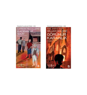 Kadransız Saat + Görünür Karanlık- 2 Kitap Set - Iş Bankası Özel Set Kadransız Saat Kitabı