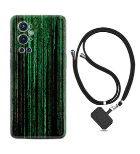 Tecno Spark 9 Pro Kılıf Resimli Boyun Askılı İpli Desenli Silikon Matrix 1321