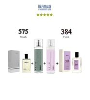 575 + 384 Erkek/Kadın Parfüm Edp 50 ml Woody/Floral + No: 575 + No: 384 Erkek/Kadın Body Mist Edt 210 ml Woody/Floral -Mnms575384bmset
