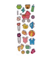 Sticker Kabartmalı Stiker Defter, Planlayıcı Sevimli Bebek ikonları(cb485) 16x7 cm