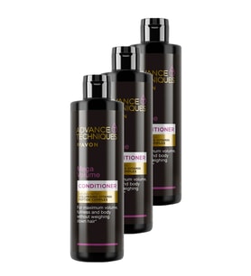 Advance Techniques Mega Volume Hacim Veren Saç Kremi 250 Ml. Üçlü Set