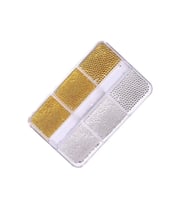 Fontenay Havyar Tırnak Taş Süsleme Nail Art Boncukları Gold ve Silver
