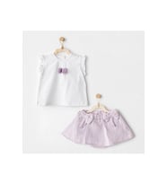 Andywawa AC25575 Magical Butterlfy 2'Li Bebe Takım Lila