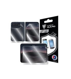 Apple iPhone DUO uyumlu (İç Dış ekran ve Arka Kapak) için IPG Hydrogel (İnce TPU) Koruyucu