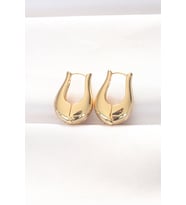 Pirinç Gold Renk Bombeli Küpe - TJ-BKP8878