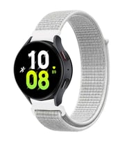 Samsung Gear S3 (22mm) Uyumlu Kordon Hasır Örgü Cırt Cırtlı Terletmeyen Zore KRD-03 Kumaş Kayış