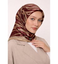 Kristal Eşarp - 06103 (Bordo)