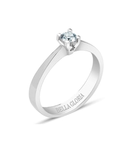 Bella Gloria 0,18ct Tektaş Pırlanta Yüzük (SLTK107)