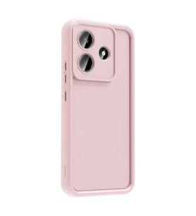Redmi Note 14 5G Kılıf Kamera Korumalı Ananas Silikon Kapak (Pembe)