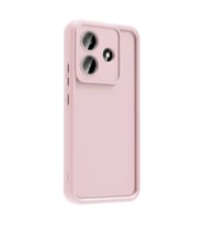 Redmi Note 14 5G Kılıf Kamera Korumalı Ananas Silikon Kapak (Pembe)