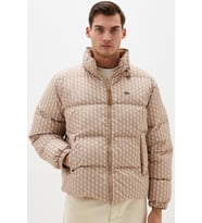 Lacoste Relaxed Fit Down Fill Mens Jacket Gizlenebilir Kapüşonlu Rahat Kesim Suya Dayanıklı Erkek Kaz tüyü Mont Haki