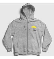 Presmono Unisex Gri Umbrella How I Met Your Mother Fermuarlı Kapüşonlu Sweatshirt 196227tt (Gri)
