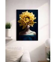 FLORAL WOMAN8  TASARIM MDF TABLO (27X18)