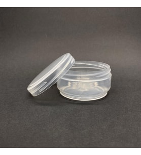 50 ml Boş Şeffaf Krem Kutusu , Şeffaf  Plastik Krem Kavanozu x 6 Adet