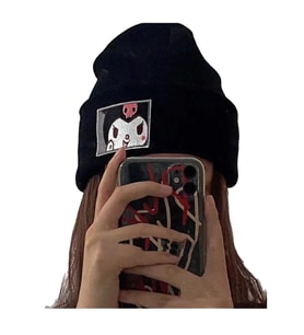 Schulzz Sanrio Kuromi Nakışlı Bere
