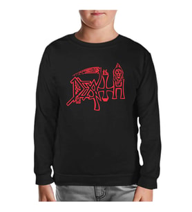 Death - Logo Siyah Çocuk Sweatshirt