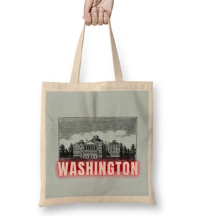 Washington Vintage Bez Çanta Uzun Saplı