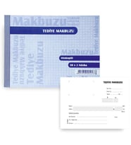 Otokopili Tediye Makbuzu 50 X 2 Nüsha A5 Boyutunda