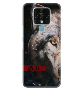 Tecno Camon 16 18P Pova Pova 3 Pova Neo Kılıf Desemli Silikon Wolf Eyes 1758