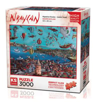 KS Games 3000 Parça Galata Kulesi Puzzle