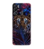 Tecno Pova Neo Kılıf Resimli Desenli Baskılı Silikon Flowers Tiger 1319