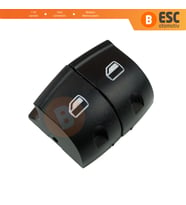 Audi A3 8P1 8PA A6 C6 4F Q7 4LB 4F0959851 İçin 2 EA Ön veya Arka Cam Sürücü Ana Kumanda Düğme Kapağı