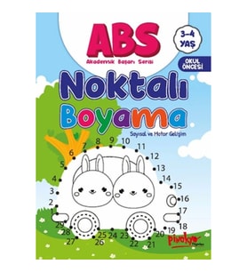 ABS 3-4 Yaş Noktalı Boyama
