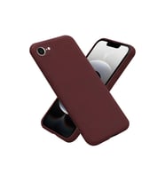 İphone 16e Kılıf First Silikon - Bordo