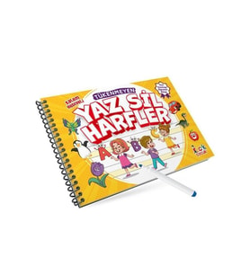 Tükenmeyen Yaz Sil Harfler - Yazı Yazmayı Öğreten Kitap