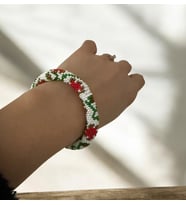 Chibeads Red Mosaic Bohem Bileklik