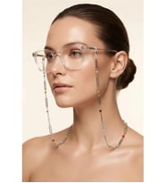 KEMENT MODEL RENKLİ KRİSTAL PİRİNÇ GÖZLÜK ZİNCİRİ