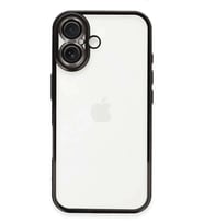 iPhone 16 Plus Kılıf Razer Lensli Silikon - Siyah