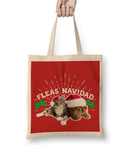 Feliz Navidad Fleas Navidad Christmas Pets Bez Çanta Uzun Saplı