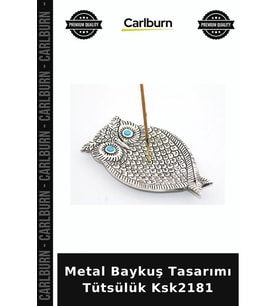 Özel Üretim Dekoratif Hediyelik Aksesuar Ev Dekorasyonu Metal Baykuş Tasarımı Tütsülük