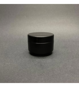25 Ml Kapaklı Siyah Krem Kavanozu , 25 Cc Boş Kozmetik  Plastik Krem Kutusu x 10 Adet