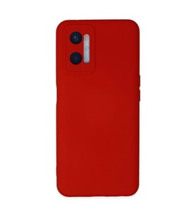 Oppo A96 Kılıf Nano İçi Kadife Silikon - Kırmızı
