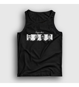 Presmono Unisex Siyah Legendas Depeche Mode Atlet 140377tt