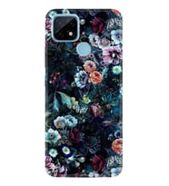 Realme C11 C21 C21Y C25Y C11 2021 Kılıf Desemli Silikon Great Flowers 1304