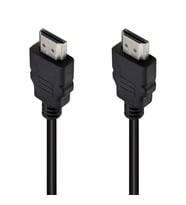 Powermaster PM-31396 Plastik Düz Siyah 50 Cm Poşetli HDMI Kablo