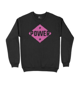 Pembe Power Siyah Sweatshirt